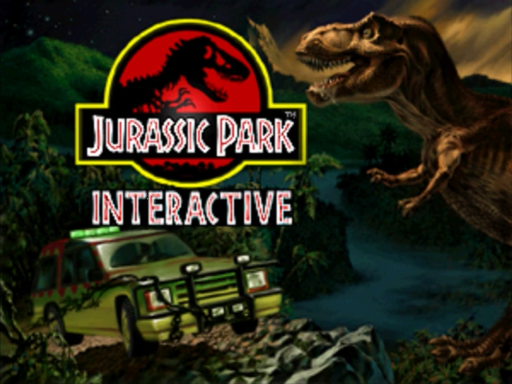 Jurassic Park Interactive title screen for 3DO
